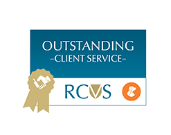 outstaanding client service logo